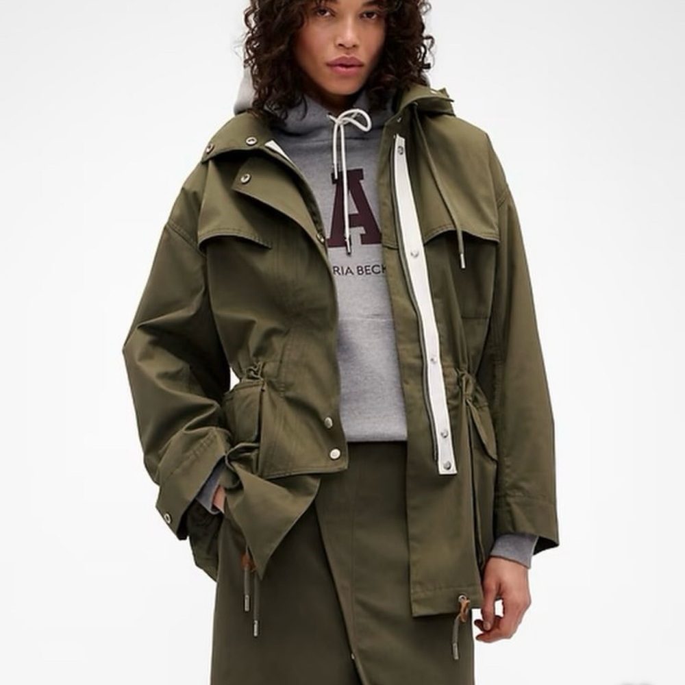 Victoria Beckham for Gap Olive Green Utility Jacket